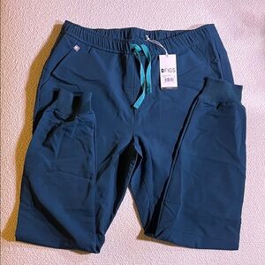 Figs Mens Caribbean Blue Jogger Pants Large